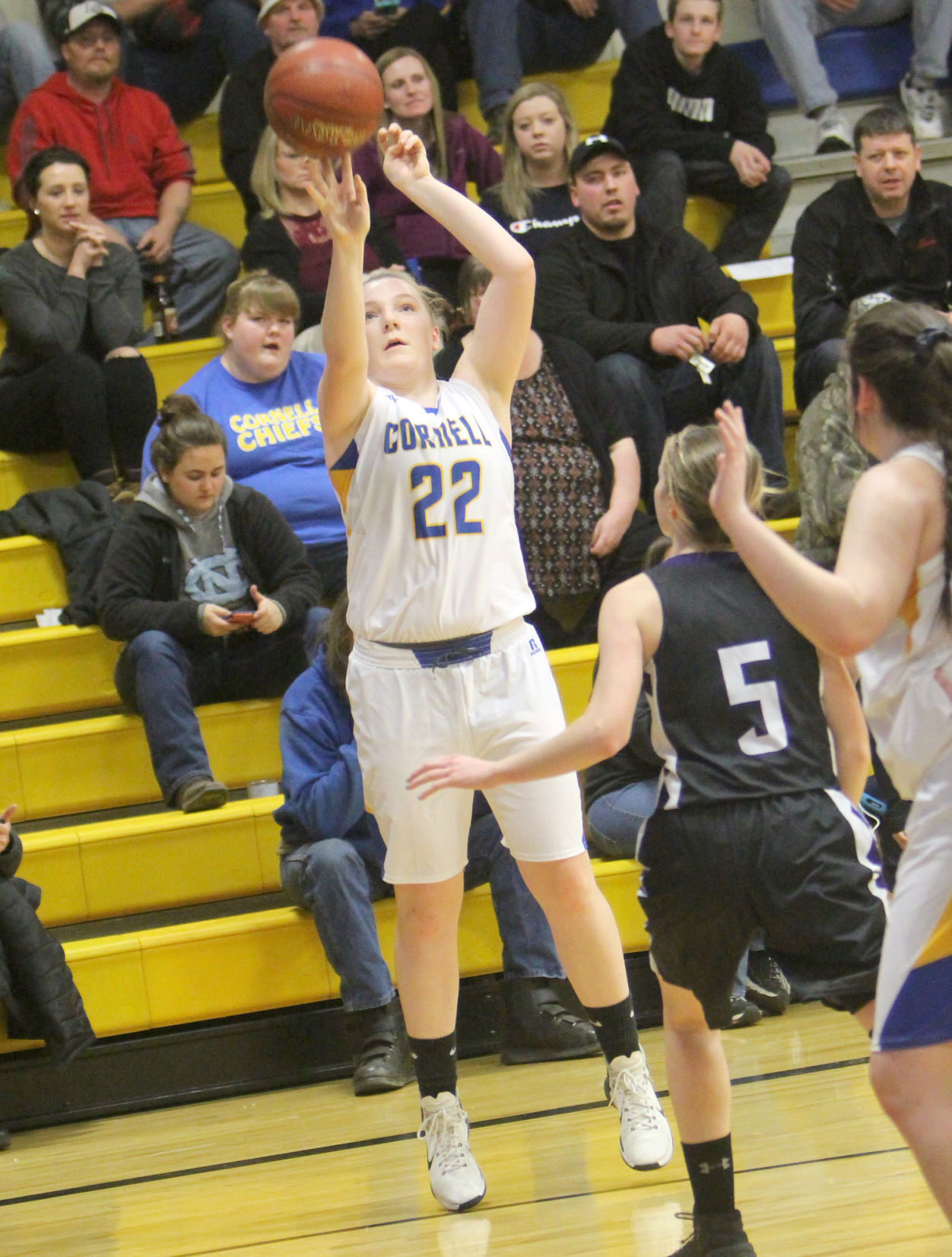 Lake Holcombe at Cornell girls basketball 1-10-19
